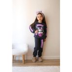 Karakterli Kız Çocuk Ikili Eşofman Takımı - 3 – 4 Yaş - Gri