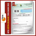 Karakutu Yayınları 2023 KPSS Eğitim Bilimleri ÖSYM Çıkmış Soru Tıpkı Basım Türkiye Geneli D. Çözümlü Kitapçığı