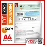Karakutu Yayınları 2023 YKS - TYT ÖSYM Tıpkı Basım Çıkmış Soru Kitapçığı