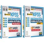 Karakutu Yayınları 2025 KPSS Matematiğin Kara Kutusu 1. ve 2. Cilt ÖSYM Çıkmış Soru Bankası Mesleki Hazırlık