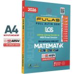 Karakutu Yayınları 2026 8.Sınıf Full LGS Altın Seri (FULAS) MATEMATİK MEB Çıkmış Soru Bankası Modüler Seti