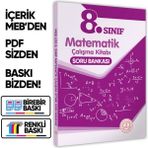 Karakutu Yayınları 2026 8.Sınıf LGS Matematik MEB Çalışma Kitabı Soru Bankası (Renkli Baskı A4 Boyutlu) BASKI ÜCRETİ