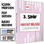 Karakutu Yayınları 2026 MEB ÖDM İlkokul 3.Sınıf HAYAT BİLGİSİ Çalışma Kitabı Alıştırmalı Soru Bankası BASKI ÜCRETİ