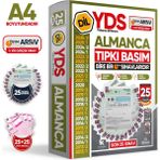 Karakutu Yayınları 2026 YDS Almanca ÖSYM Tıpkı Basım Çıkmış Soru Deneme Paketi 25li Fasikül SETİ