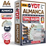 Karakutu Yayınları 2026 YKS YDT (Yabancı Dil Testi) ALMANCA ÖSYM Çıkmış Soru Tıpkı Basım Deneme Paketi 8li Türkiye G.