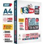 Karakutu Yayınları 2027 5.Sınıf Tüm Dersler TEK KİTAP YENİ SİSTEM İOKBS BURSLULUK Tamamı Çözümlü Çıkmış Soru Bankası