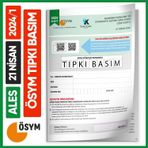 Karakutu Yayınları ALES 2024/1 ÖSYM Tıpkı Basım Çıkmış Soru Deneme Kitapçığı Video/PDF Çözümlü Türkiye Geneli