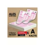 Karakutu Yayınları ALES80GRoptik100FRM4052 Ales Deneme Sınavları İçin 100 Adet Optik Form