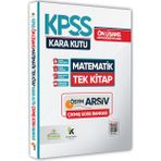 Karakutu Yayınları KPSS Önlisans-Ortaöğretim Matematik Kara Kutusu TEK KİTAP ÖSYM Çıkmış Soru Bankası Dijital Çözümlü