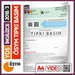 Karakutu Yayınları YDS 2018/3 ÖSYM Video Çözümlü Türkiye Geneli Tıpkı Basım Çıkmış Soru Deneme Kitapçığı