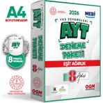Karakutu Yayınları Yks-Ayt Mebi Online Güncel Eşit Ağırlık (Tm) 8li Seri Deneme Fasikül Paketi (A4 Renkli)