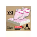 Karakutu Yayınları YKSMSÜ80GRoptik100FRM4052 Yks-Msü Deneme Sınavları İçin 100 Adet Optik Form