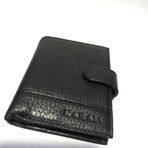 Karalı Gerçek Özel Hakiki Deri 20 Kartlık Kredi Kart Cüzdanı 10 cm X 8 cm