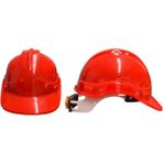 Karam KB660 Vidalı Baret Beyaz Iş Güvenliği Başlığı Ayarlanabilir Darbe Dayanımlı Koruyucu - Kırmızı
