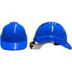 Karam KB660 Vidalı Baret Beyaz Iş Güvenliği Başlığı Ayarlanabilir Darbe Dayanımlı Koruyucu - Mavi