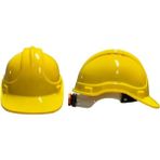 Karam KB660 Vidalı Baret Beyaz Iş Güvenliği Başlığı Ayarlanabilir Darbe Dayanımlı Koruyucu - Sarı