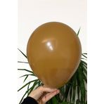 Karamel Rengi Pastel Balon 100 Adet