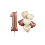 Karamel Renk Yaş Balon Set, 1