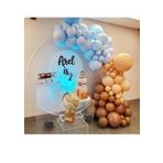 Karamel Ten Mavi Pastel Renk Balon Zinciri 50 Adet+5 mt balon zinciri