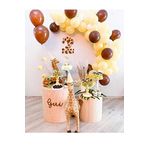 Karamel-Ten Pastel Renk Balon Zinciri 100 Adet+5 mt balon zinciri