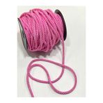 karan tuhafiye 6 mm Floş Kordon / 5 Metre, Koyu Pembe