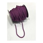karan tuhafiye 6 mm Floş Kordon / 5 Metre, Koyu Sıklamen