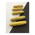 karan tuhafiye Ahşap Çoban Düğme 5 Li Set / 5 Cm/Açık Ahşap