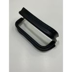 Karan Tuhafiye Çanta Bursu / Derili Burs 20 cm / - Siyah