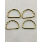 Karan Tuhafiye Çanta Halkası D Demir 3,5 cm 4 Lü Set - Altın