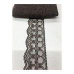 karan tuhafiye Dantel/Kolberli Dantel / 2 Metre Boyunda / 6 Cm Eninde, kahve