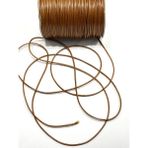 Karan Tuhafiye Deri İp / Bileklik İpi / Takı Tasarım İpi / 5 Metre / 1,5 mm / - Taba