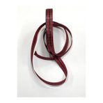 karan tuhafiye Ekose Kurdele / 10 mm (1 cm) / 25 Metre, kırmızı siyah