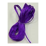 karan tuhafiye Floş Ip/Sıçan Kuyruğu/Bileklik Ipi/Abiye Sırt Bağlama Ipi / 2 Mm 5 Metre, mor1