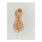 karan tuhafiye floş ip/sıçan kuyruğu/bileklik ipi/abiye sırt bağlama ipi / 2 mm 5 metre, Yavruağzı