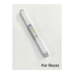 karan tuhafiye Grogren Kurdele 10 mm (1 cm) / 10 Metre, Kar Beyaz