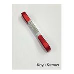 karan tuhafiye Grogren Kurdele 10 mm (1 cm) / 10 Metre, Koyu kırmızı