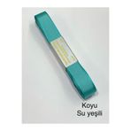 Karan Tuhafiye Grogren Kurdele 20 mm ( 2 cm ) / 10 Metre - Koyu Su Yeşili