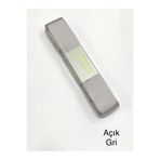 karan tuhafiye Grogren Kurdele 30 mm (3 cm) / 10 Metre, açık gri