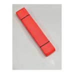 karan tuhafiye Grogren Kurdele 30 mm (3 cm) / 10 Metre, koyu neon turuncu