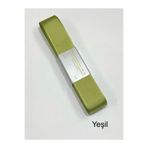 karan tuhafiye Grogren Kurdele 30 mm (3 cm) / 10 Metre, yeşil