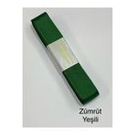 karan tuhafiye Grogren Kurdele 30 mm (3 cm) / 10 Metre, Zümrüt yeşili