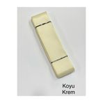 karan tuhafiye Grogren Kurdele 40 mm (4 cm) / 10 Metre, Koyu Krem