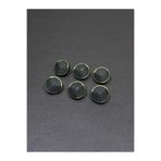 Karan Tuhafiye Hırka Yelek Boyu Düğmesi / Metalize (Plastik) Düğme / Oksit 1,8 cm 6 Lı Set