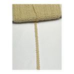 karan tuhafiye İnce Su Taşı/Seccade Kenar Şeridi / 5 Metre / 7 mm /, Koyu Krem