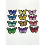 Karan Tuhafiye Kelebek Arma / Ütü İle Yapışan Arma / 7x4 Cm /b10/ - Hardal