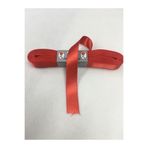 karan tuhafiye Kırmızı Saten Kurdele 10 mt, Kırmızı 20 mm