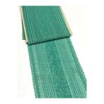 karan tuhafiye Likralı Dantel / 1 metre/Eni: 13 cm/kod:03203, Cam göbeği yeşil