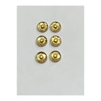 karan tuhafiye Metal Çıtçıt/Kaban Hırka Çıtçıtı / 6 lı set / 1,8 cm/Gold