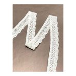 karan tuhafiye Pamuklu Dantel – 4 cm Eninde (2 Metre) (m3116), Beyaz