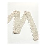 karan tuhafiye Pamuklu Dantel – 4 cm Eninde (2 Metre), taş rengi